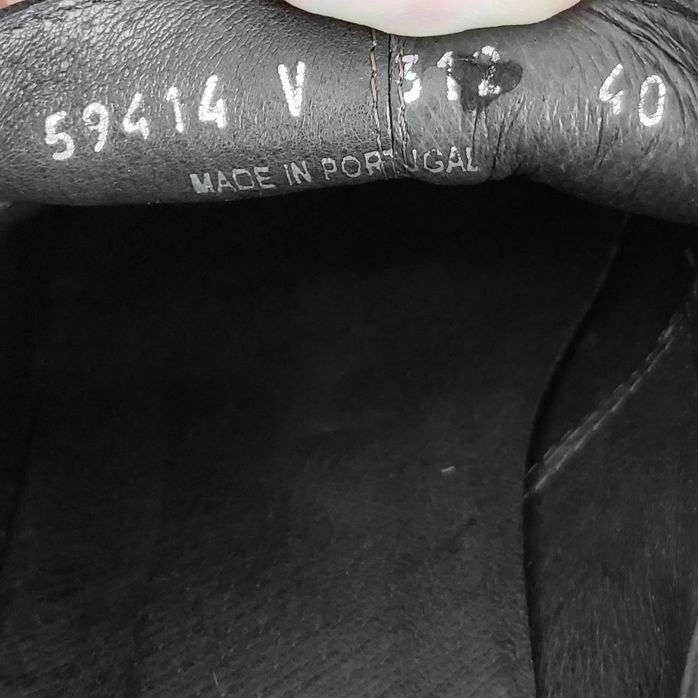 FIDJI Pumps Patchwork Leather Heeled Booties US 9 - image 8